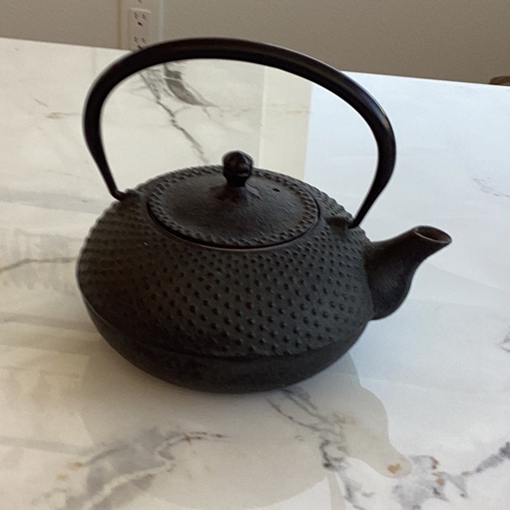 Cast iron tea pot